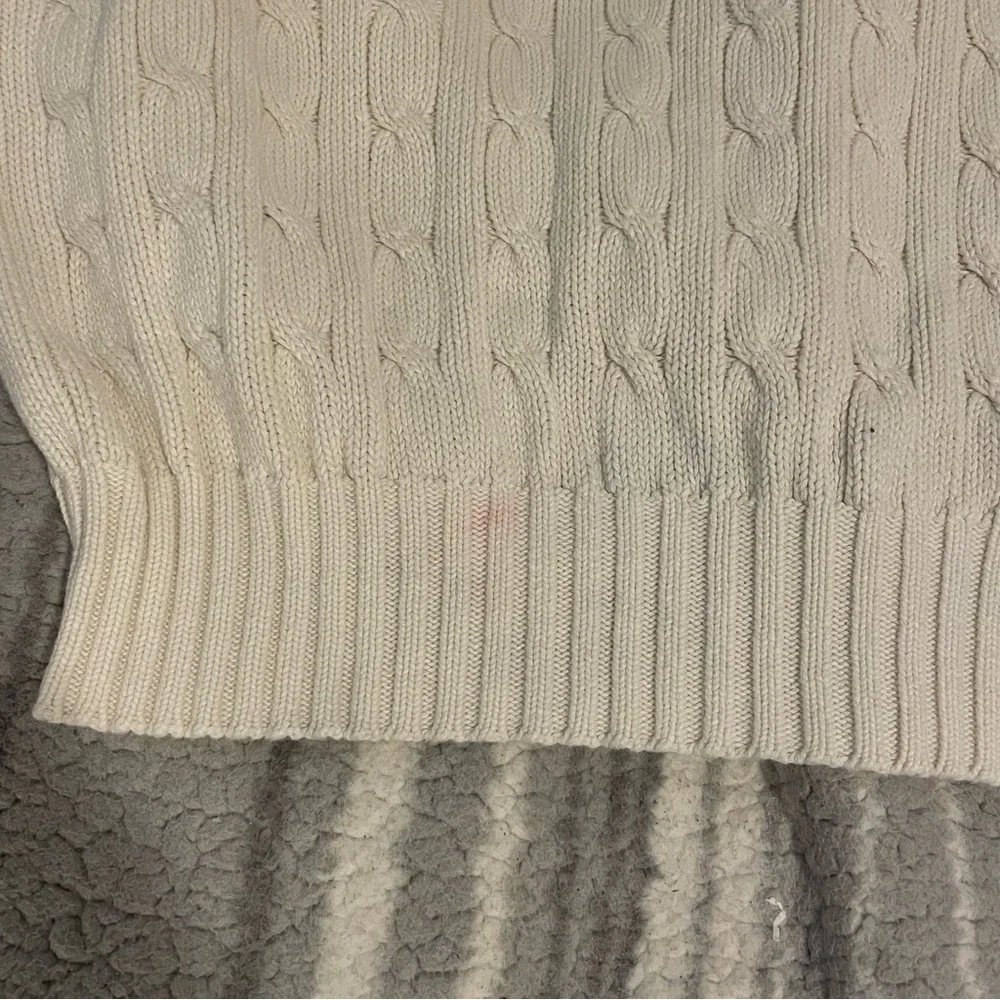 VINTAGE POLO GOLF men’s large white sweater vest - Picture 6 of 8